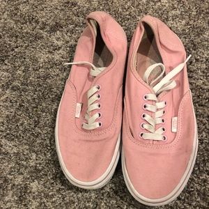 Light pink Vans